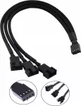 1stCOOL 1stCOOL ventilaatori adapter: 1x 4-kontaktiline PWM &ndash; 3x 4-kontaktiline PWM