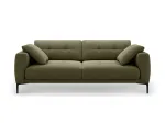 Velvet Sofa, "Lazio", 4 Seats, 221x102x86 Made in Europe