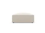 Leather Imitation Pouf, "Siena", 1 Seat, 93x93x40 Made in Europe