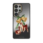 Baby Rudolph - Samsung Galaxy S25 Ultra Case, Elite Mirror Dark (Magnetic) / Gold