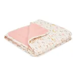 Little Dutch Cot Blanket quilted `Blooming Safari&acute; 110&times;140 cm