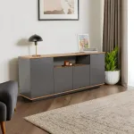 Konsool, Hanah Home, Antratsiitpunane Atlandi m&auml;nd, 180 x 75 x 44,5