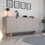 Konsool, Hanah Home, beež, 180 x 80,6 x 40