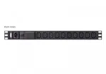 Basic 1U PDU with surge protection 10A