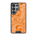 High Vibrations - Color Swirl Samsung Galaxy S25 Ultra Case, Elite Dark (Magnetic) / Silver