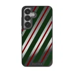 North Pole - Samsung Galaxy S25 Case, Elite Mirror Dark (Magnetic) / Silver