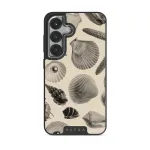 Shell Mosaic - Samsung Galaxy S25 Plus Case, Elite Dark (Magnetic) / Silver
