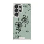 Gemini - Samsung Galaxy S25 Ultra Case, Elite Light (Magnetic) / Silver / Turquoise