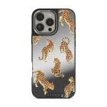 Pretty Kitty - iPhone 16 Pro Case, Elite Mirror Dark (MagSafe) / Silver
