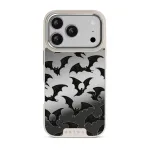 Midnight Visitor - iPhone 17 Pro Case, Elite Mirror Light (MagSafe) / Silver