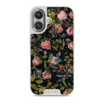 Bloomy Garden - Vintage iPhone 16 Case, Elite Light (MagSafe) / Silver