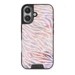 Sultry July - Zebra iPhone 16 Plus Case, Elite Dark (MagSafe) / Silver