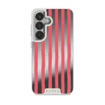 Pomegranate - Samsung Galaxy S25 Case, Elite Mirror Light (Magnetic) / Silver