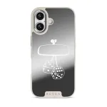 City Lights - iPhone 17 Case, Elite Mirror Light (MagSafe) / Silver