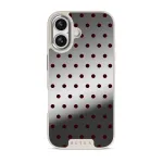 Red Velvet - iPhone 17 Case, Elite Mirror Light (MagSafe) / Silver