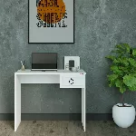 &Otilde;ppelaud, Hanah Home, valge, 90 x 75 x 51, cm
