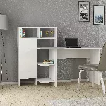 &Otilde;ppelaud, Hanah Home, valge, 135,9 x 111,8 x 60, cm