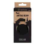 Tactical Airtag Beam Collar Tracking Device / black