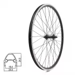 Esiratas 26" // V-Brake, 36H, mutter, kaheosaline, naelutatud, alumiiniumist