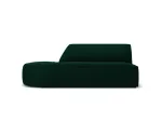 Velvet Left Modular Sofa, "Siena", 2 Seats, 181x93x69 Made in Europe