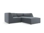 Leather Imitation Modular Right Corner Sofa, "Siena", 3 Seats, 186x180x69 Made in Europe