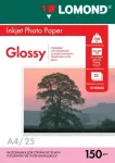 Fotopaber Lomond Photo Inkjet Paper, l&auml;ikiv, 150 g/m&sup2;, A4, 25 lehte