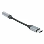 USB-C&ndash;3,5 mm adapter, must/h&otilde;bedane