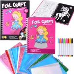 Creative 2-in-1 holographic coloring book Fairytale princesses ZA6335