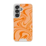 High Vibrations - Color Swirl Samsung Galaxy S25 Case, Elite Light (Magnetic) / Silver