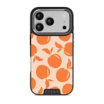 Peach Fuzz - iPhone 17 Pro Case, Elite Dark (MagSafe) / Silver