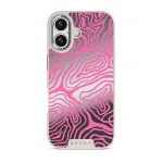 Pink Shores - iPhone 17 Case, Elite Mirror Light (MagSafe) / Silver