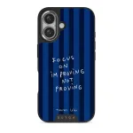 Focus On - iPhone 16 Plus Case, Elite Dark (MagSafe) / Silver