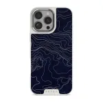 Drifting Shores - Line Art iPhone 16 Pro Case, Elite Light (MagSafe) / Silver