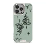 Gemini - iPhone 16 Pro Max Case, Elite Light (MagSafe) / Silver / Turquoise