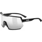 Uvex sportstyle 235 Paljudele spordialadele sobivad prillid Unisex-stiilis Poolraamiga Mustad