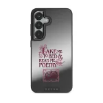 Read Me - Samsung Galaxy S25 Plus Case, Elite Mirror Dark (Magnetic) / Gunmetal