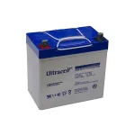 Akumulaator Ultracell UCG55-12 (55 Ah, 12 V, geelakumulaator, s&uuml;gavlahendus)
