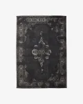 GRAND kootud vaip, 200x290 - tumehall/must