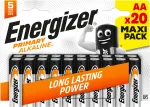 Alkaline patareid &ndash; Energizer esmased AA-patareid CHP20, 20 tk.