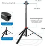 Telescopic tripod, 2m