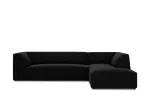 Velvet Modular Right Corner Sofa, "Siena", 4 Seats, 273x180x69 Made in Europe