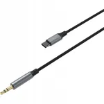 USB-kaabel FIXED Audio FIXED Link USB-C &ndash; 3,5 mm pistik, 1,5 m, kosmosesinine