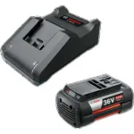 Boschi stardikomplekt 36 V (GBA 36 V 4,0 Ah + AL 36 V-20), laadija (must, 36 V
