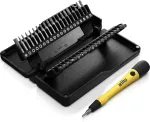 Wiha Zai home micro bit set, 42 pieces (black, incl. bit holder with E