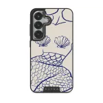Marine Muse - Samsung Galaxy S25 Plus Case, Elite Dark (Magnetic) / Silver