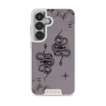 Gemini - Samsung Galaxy S25 Case, Elite Light (Magnetic) / Silver / Purple