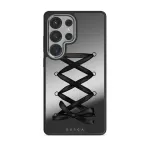 Forbidden - Samsung Galaxy S25 Ultra Case, Elite Mirror Dark (Magnetic) / Silver