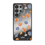 Beach Club - Samsung Galaxy S25 Ultra Case, Elite Mirror Dark (Magnetic) / Silver