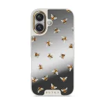 Honeycomb - iPhone 16 Case, Elite Mirror Light (MagSafe) / Gold
