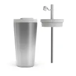 Silver Lining - Travel Mug, 500 ml / Flap & Straw Set